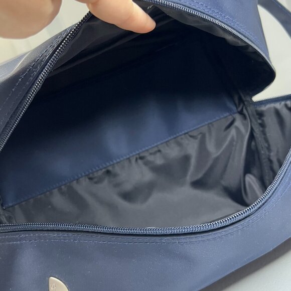 Samsonite Toiletry Bag Navy Travel Vacation Zipper Nylon Jetset Bathroom - Picture 5 of 5